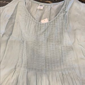 Light blue tencel swing tank.